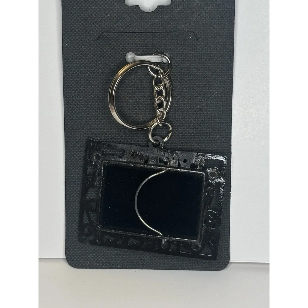 Vintage Y2K 2000s Friends Forever Photo Keychain Daisy Flowers Butterfly
